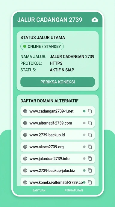 Tampilan link alternatif 2739