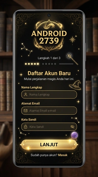 Tampilan halaman daftar 2739