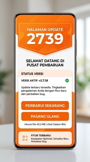 Tampilan riwayat versi 2739