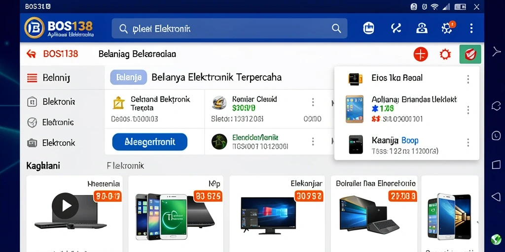 Tampilan antarmuka aplikasi BOS138 yang menawan dan fungsional.