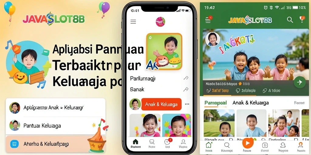 Antarmuka aplikasi JAVASLOT88 yang user-friendly untuk Pantau Anak.